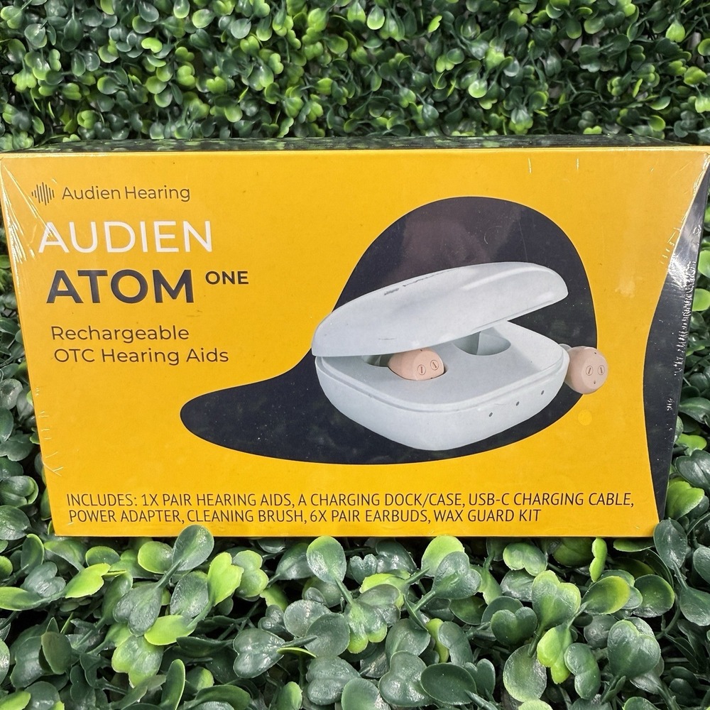 Audien Atom One OT Hearing Aids Rechargeable Discreet Comfortable